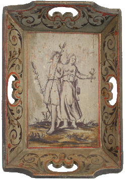 Mangelbak, 17e eeuws, Museum 'Sorgdrager' Ameland